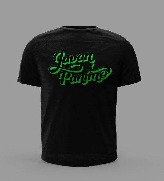 Juvan Panimo t-paita, musta-vihreä